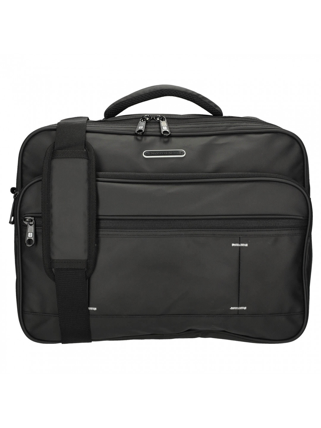 Pánská pracovní taška na notebook Enrico Benetti Virpi – černá